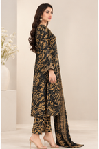 Embroidered Formal 3-Piece Suit with Matching Dupatta