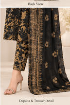 Embroidered Formal 3-Piece Suit with Matching Dupatta