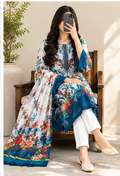 Premium Lawn 3-Piece Suit New Colour - Dastaan-e-Husn Wears