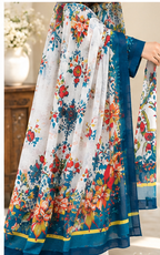 Lawn Suit Front View - Dastaan-e-Husn Wears