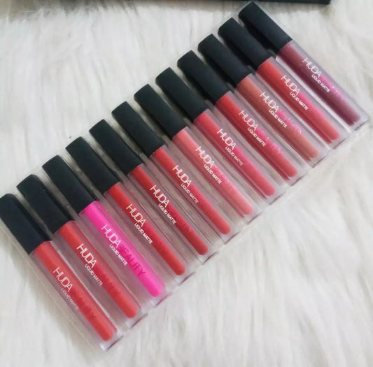 12 Multicolor Lip Gloss Huda Beauty