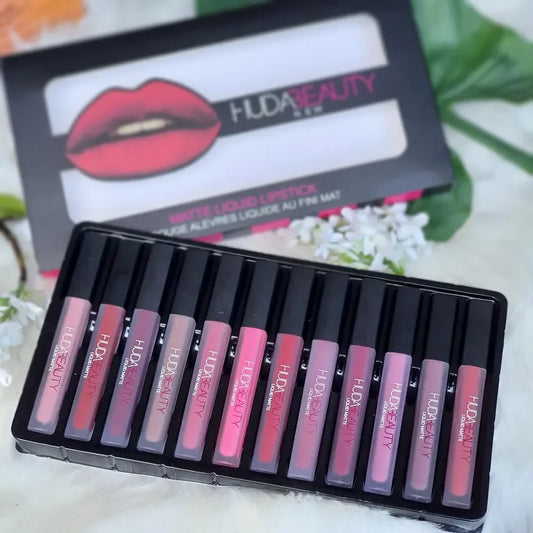 Huda Beauty Liquid Matte Lipstick 12 pc