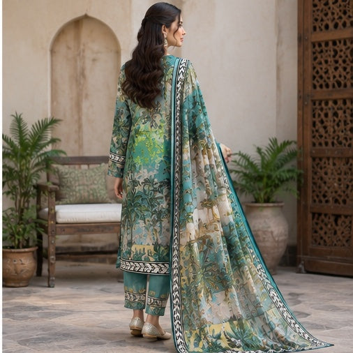 Hand-Embroidered Formal 3-Piece Suit - detail view