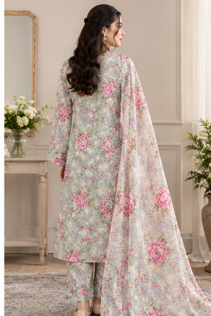 Chiffon Dupatta Detail - Dastaan-e-Husn Wears