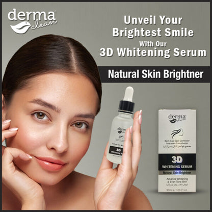 Derma clean 3d whitening serum 30ml