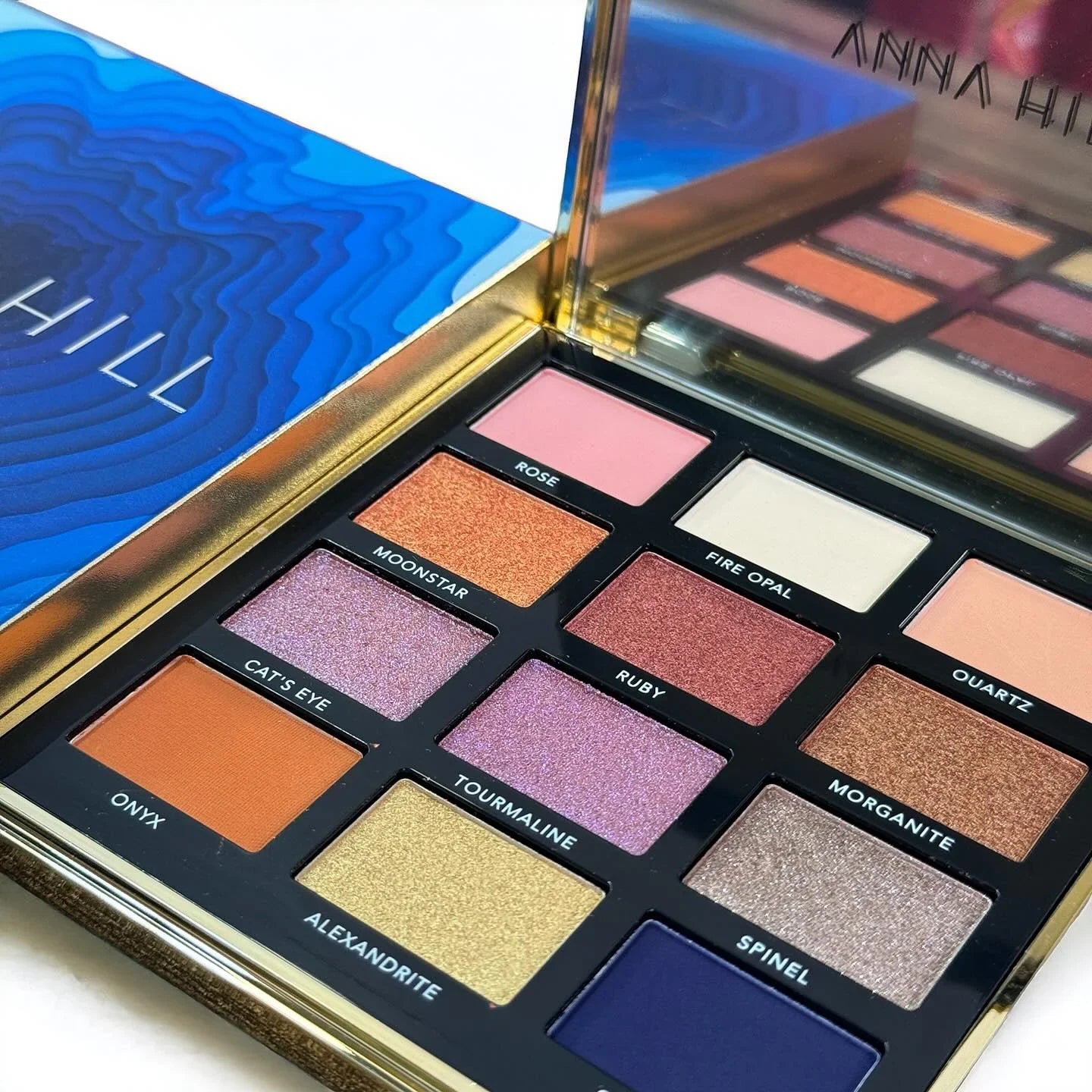 Anna Hill Sapphire Eyeshadow Palette (12 Colors)