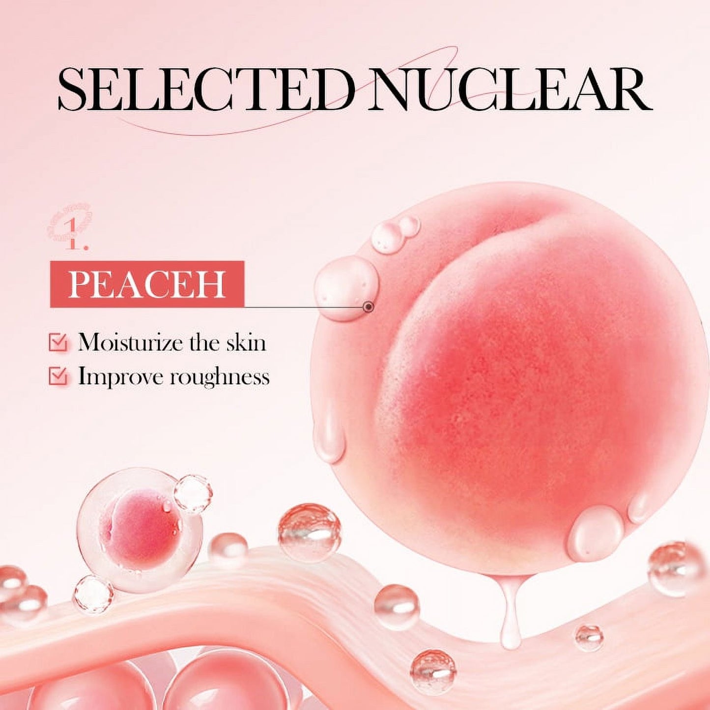 SADOER Peach Pearl Shower Gel 300ml