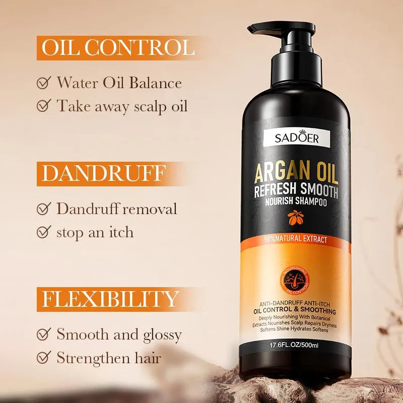 Sadoer Argan Oil Anti Dandruff Anti Itch Hair Shampoo