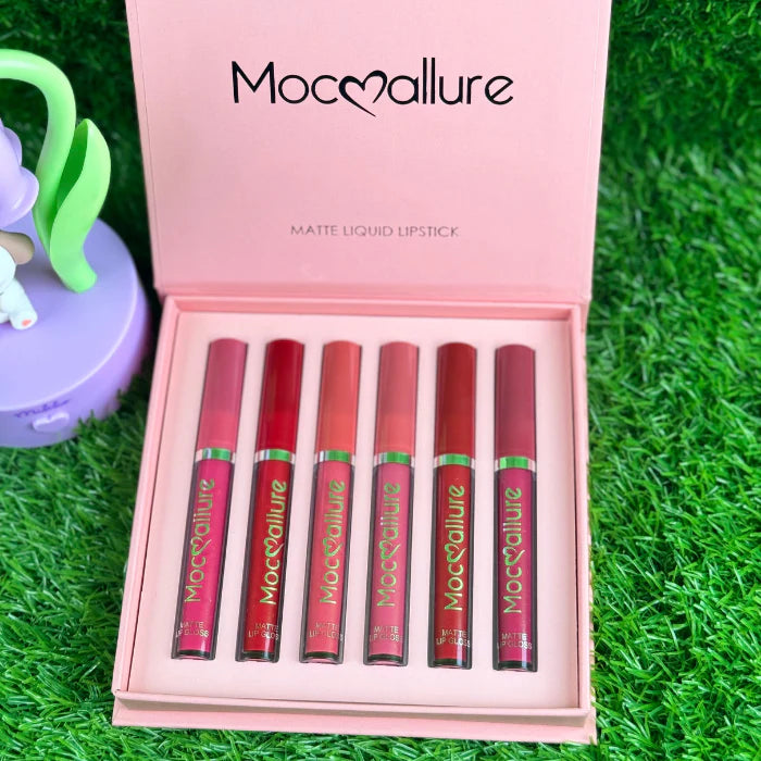 Mocallure Matte Liquid Lip gloss (6Pcs Pack)