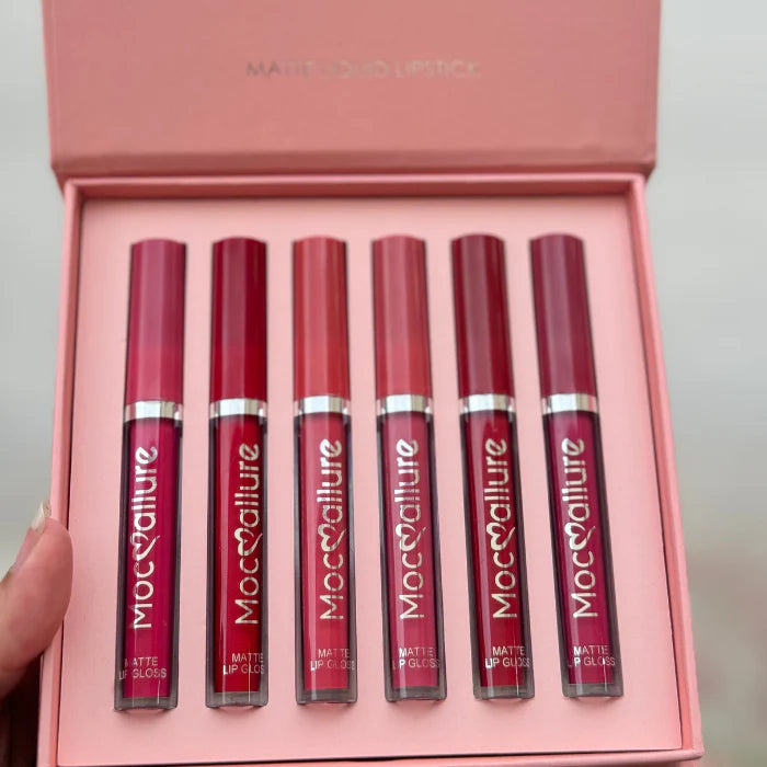 Mocallure Matte Liquid Lip gloss (6Pcs Pack)