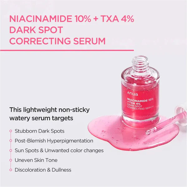 Anua Niacinamide 10% + TXA 4% Dark Spot Correcting Serum