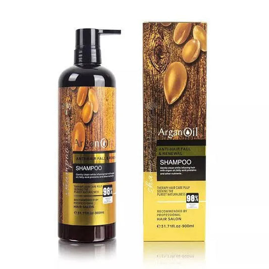 Argan Oil Extract Protein Hair Shampoo Anti-Hari Fall Renewal