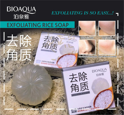 BIOAQUA Exfoliating Rice Soap