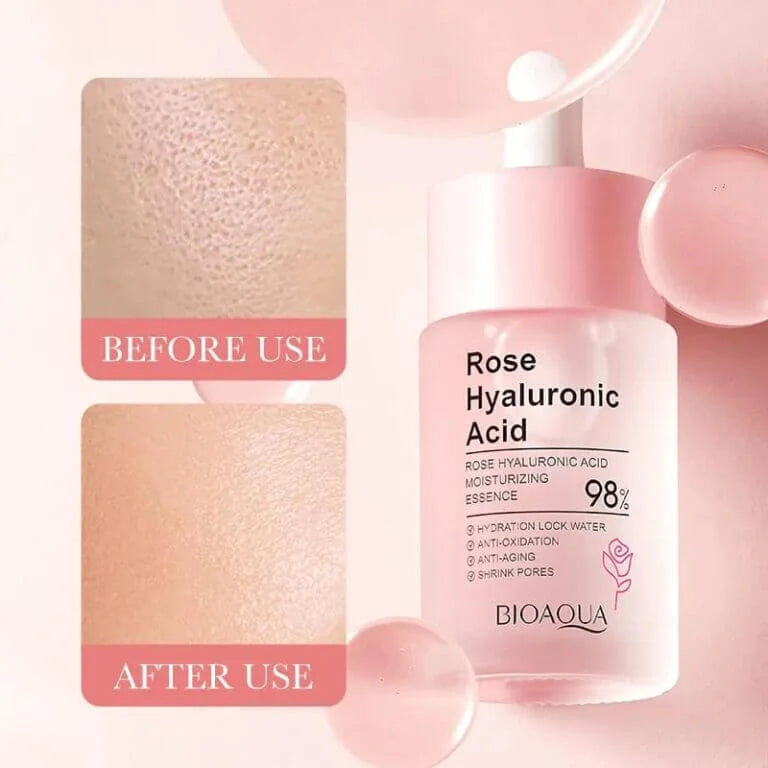 BIOAQUA Hyaluronic Acid Rose Face Serum