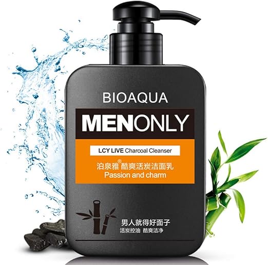 BIOAQUA MEN Bamboo Live Charcoal Cleanser