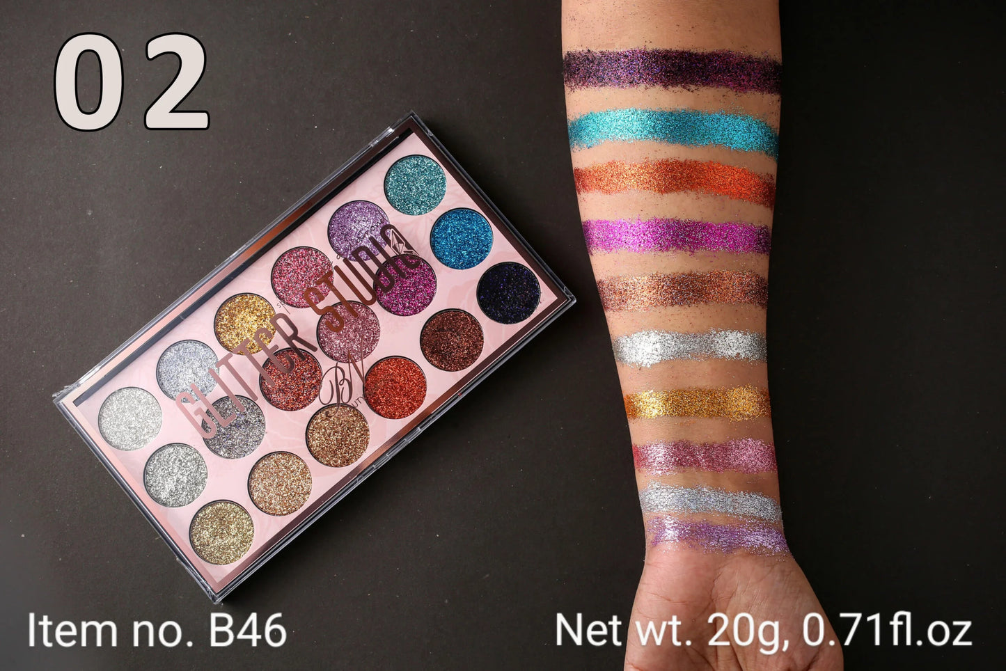 BN Beauty Nakeed 18 Colors Sequins Glitter