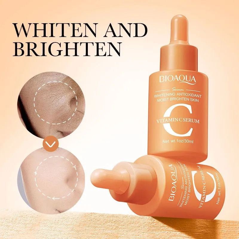 Bioaqua Pack of 3 New Facial serum & Essence liquid Whitening Vitamin C Retinol Hyaluronic Acid Serum