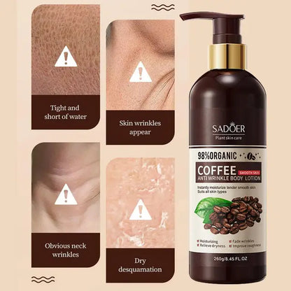 Sadoer Coffee Anti-Wrinkle Fragrance Moisturizing Body Lotion