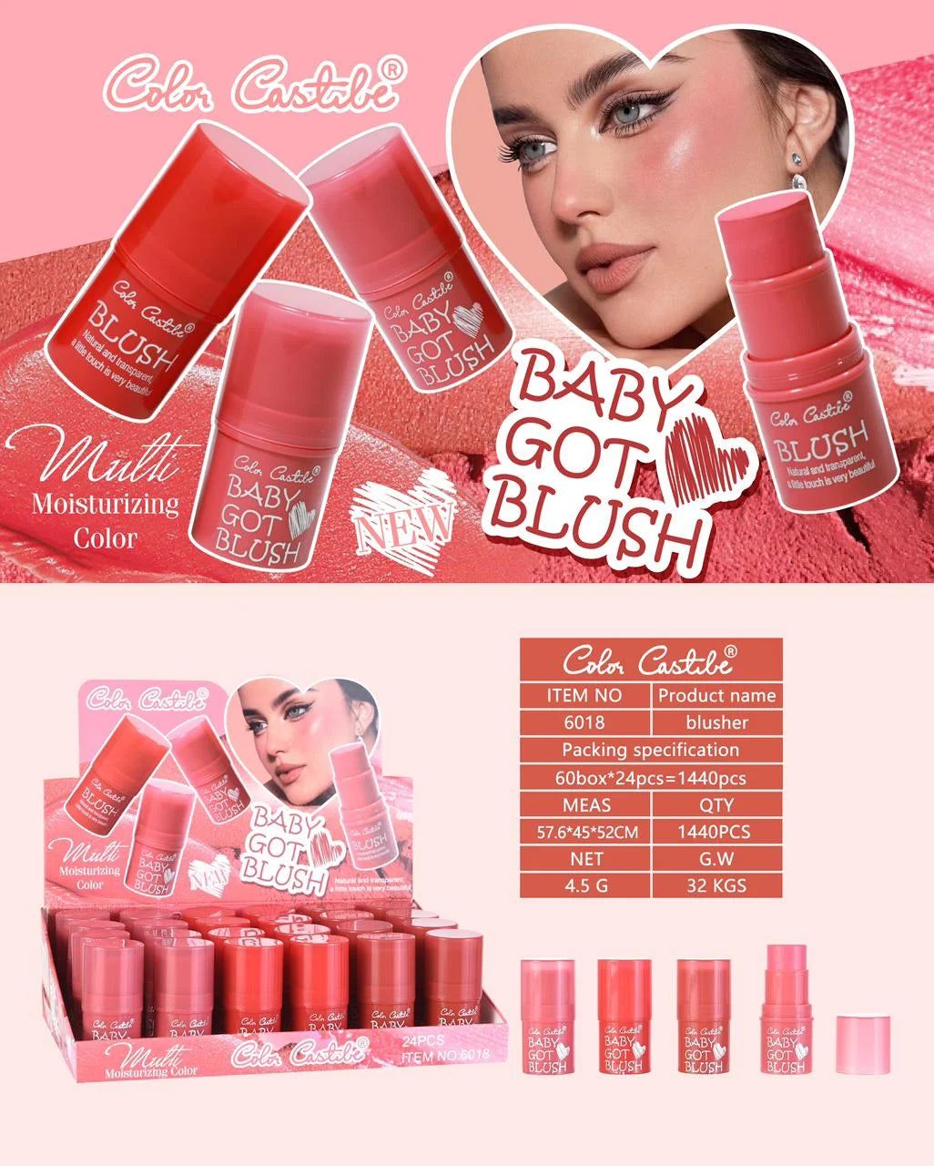 Color Castle Blush Stick