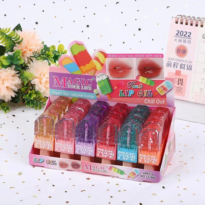 Cute Ice Cream Theme Lip tint 6 pcs