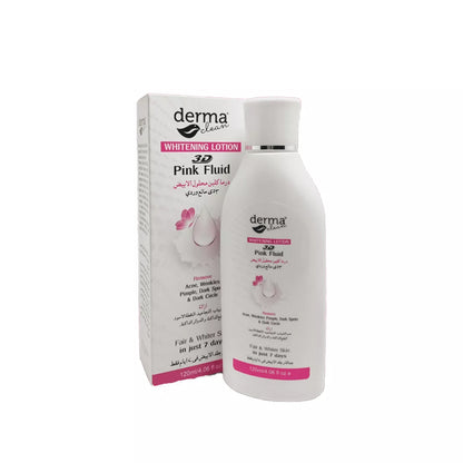 Derma Clean Whitening Lotion Pink Fluid