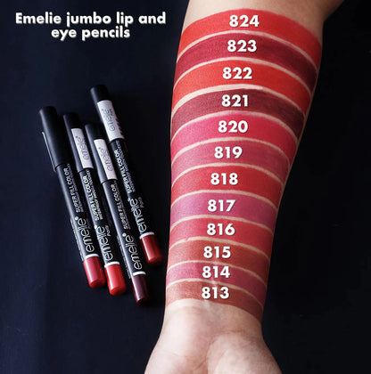 Emelie Matte Lip & Eye Pencil (12 pack)