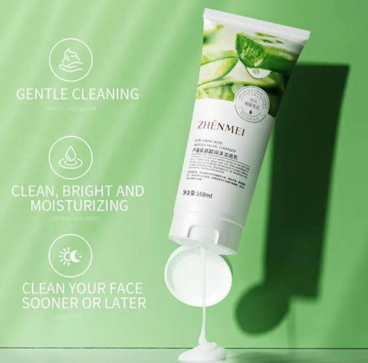 Zhenmei Aloe Amino Acid Facial Cleanser