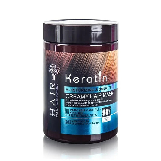 KERATIN MOISTURIZING & SMOOTH CREAMY HAIR MASK