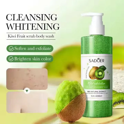 SADOER Fruit Body Scrub Shower Gel