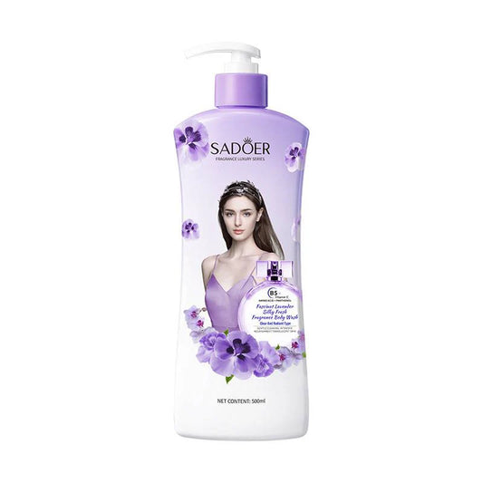 Sadoer Fragrance Luxury Series Lavender Silky Fresh Body Wash 500mml