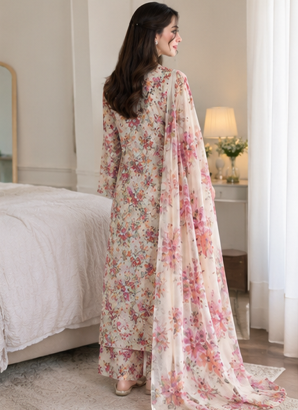 Chiffon Dupatta Detail - Dastaan-e-Husn Wears