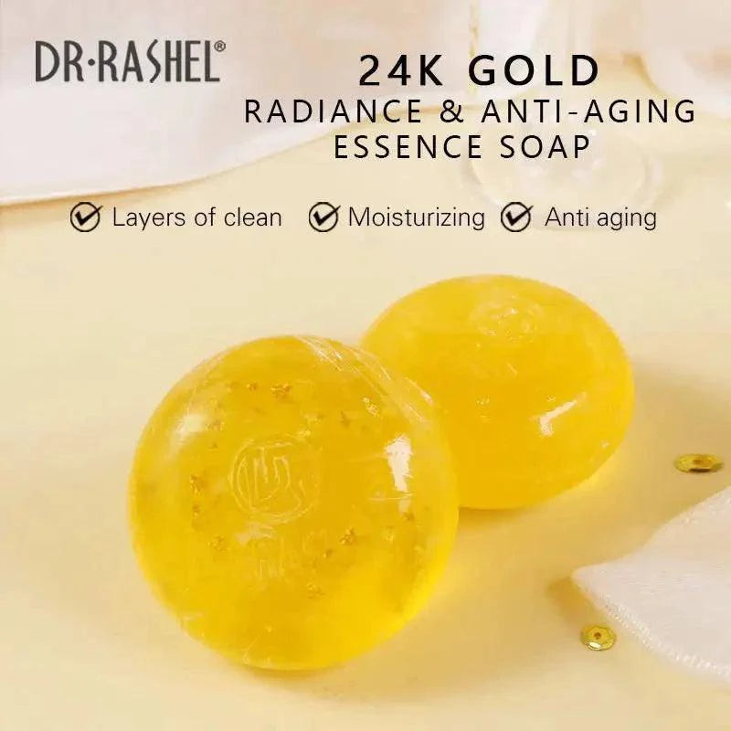 Dr.Rashel 24K Gold Radiance & Anti Aging Essence Soap