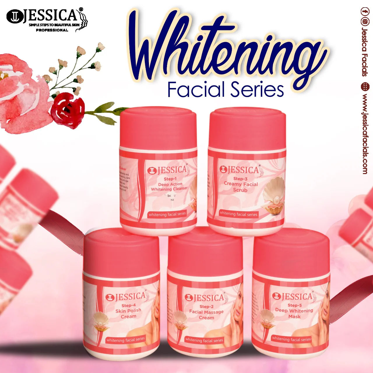 Jessica whitening facial kit