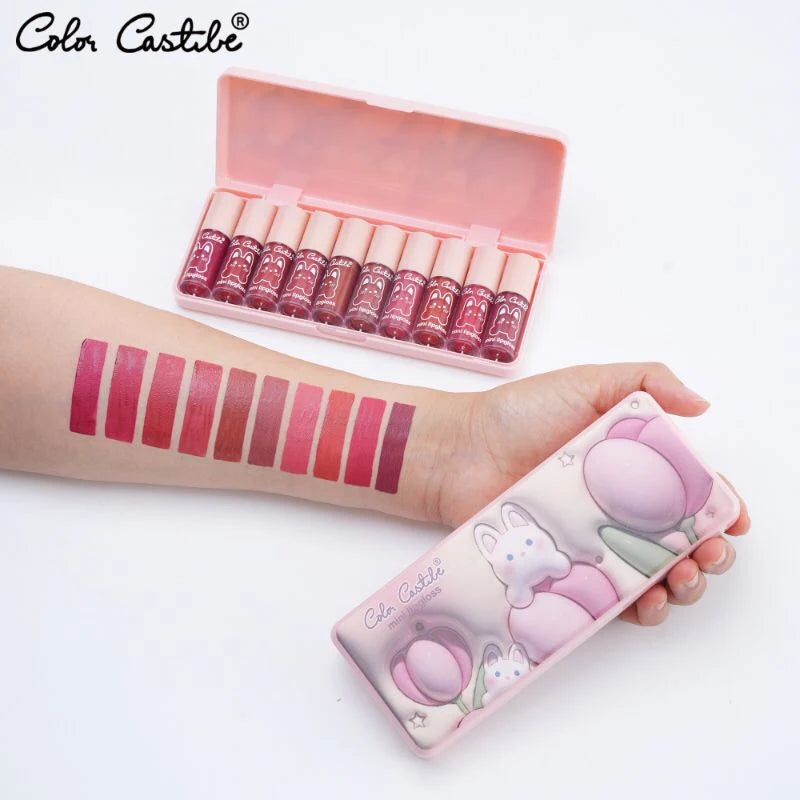 Color Castle Lip Gloss Pack of 10Pcs