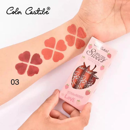 Color castle Sweet Liquid Lipgloss (pack of 3)