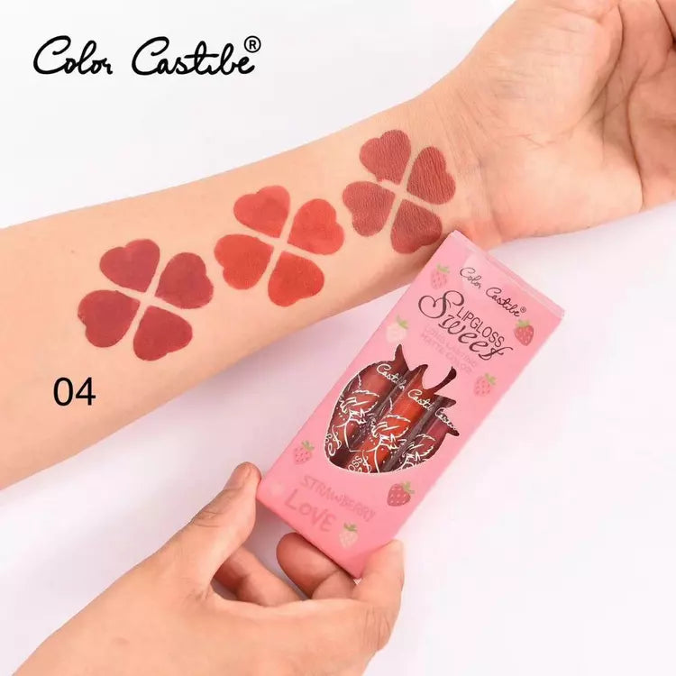 Color castle Sweet Liquid Lipgloss (pack of 3)