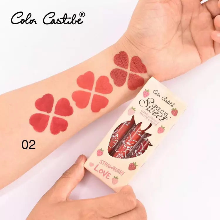 Color castle Sweet Liquid Lipgloss (pack of 3)