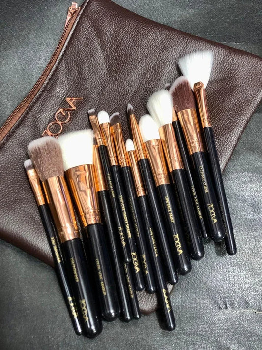 Zoeva makeup brushes with pouch pack of 15