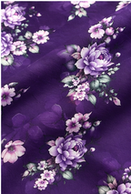 Purple Floral Printed Khaddar 2-Piece Suit – Winter Collection